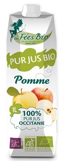 Les Fées Bio Jus de pommes pur bio 1l - 7999